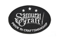 Samurai Craft: 사무라이 크라프트 로고 삽입 헝겊 타원형 다리미 블랙 맨즈 0601 낙천 카드 분할 | 라쿠텐 일본 Item Page
