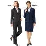 Work Clothes Shop | 라쿠텐 일본: 성실한 인상을 주는 무지×체크의 코디네이트 시리즈!청초로 호감도의 높은 체크무늬에 일하는 여성이... 