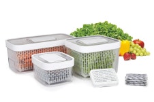 Smart Kitchen: OXO 그린 세이버-후드 키퍼 4.0 L /오크 소 | 라쿠텐 일본 Smart Kitchen: OXO 그린 세이버-후드 키퍼 4.0 L /오크 소