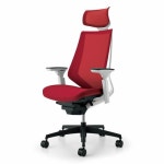 라쿠텐 - コクヨ デュオラ チェア オフィス ハイバック ランバーサポート付 可動肘 アルミポリッシュ 背座同色 CR-GA3031