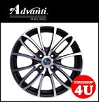 TIRE SHOP 4U Rakutenichiba shop | 라쿠텐 일본: 1대분 4개 구입으로 15 인치 Advanti Stellar GRACE 15×4.5 J 4/100 +43블랙 polish K-CAR 각종... 
