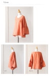 s fashion clothes natural sleeve where stylish ◆ etrenne エトレンヌ spread through in the spring and summer