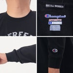 Jeans Shop VARI | 라쿠텐 일본: SKULL WORKS 스컬 워크스 211625[a6w]SW×챔피언 L/S론 T긴소매