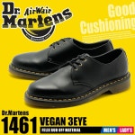 z-mall: 닥터 마틴 1461 비간 3 홀 블랙(Dr.Martens 1461 VEGAN 3 EYE BLACK) 흑비간합피워크 슈즈구두 맨즈 남성 레이디스 여성 생일 선물... 