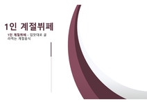 1인 계절 뷔페 입맛대로 골라 먹는 계절 음식 - 자연/공학 1인 계절 뷔페 입맛대로 골라 먹는 계절 음식
