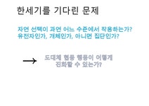 이기적 유전자로 테레사 수녀를 설명할 수 있나 협동의 진화 - 자연/공학 이기적 유전자로 테레사 수녀를 설명할 수 있나 협동의 진화 대학레포트... 