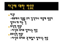 자국에 대한 반응 - 의식적 반응 경로 - 인문/교육 자국에 대한 반응 - 의식적 반응 경로 대학레포트 인문/교육
