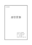 소비문화론 우리나라의 성인문화 - 기타 소비문화론  우리나라의 성인문화 대학레포트 기타