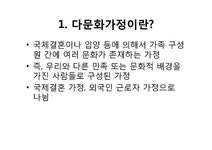 가정복지 다문화가정 - 사회과학 가정복지  다문화가정 대학레포트 사회과학