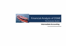 대우조선해양(DSME) 재무분석(영문) - 경제경영 대우조선해양(DSME) 재무분석(영문) 대학레포트 경제경영