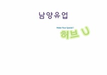 마케팅전략 남양유업 허브U 마케팅전략 - 경제경영 마케팅전략  남양유업 허브U 마케팅전략