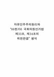 헌법 자유민주주의 원리와 `88헌가6 국회의원선거법 제33조 제34조의 위헌판결` 평석 - 법학 헌법  자유민주주의 원리와 `88헌가6... 