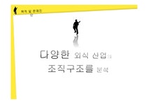 경영조직론 다양한 외식산업의 조직구조 분석 - 경제경영 경영조직론  다양한 외식산업의 조직구조 분석 대학레포트 경제경영
