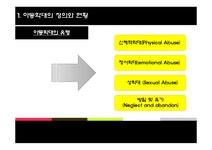 가족복지론 가정폭력(아동학대) - 생활과학 가족복지론  가정폭력(아동학대) 대학레포트 생활과학