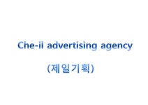 제일기획 취업준비 PPT(영문) - 사회과학 제일기획 취업준비 PPT(영문) 대학레포트 사회과학