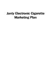 마케팅 관리 Janty Electronic Cigarette 잔티 전자담배 마케팅... 관리  Janty Electronic Cigarette 잔티 전자담배 마케팅 전략(영문)