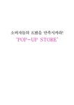 서비스마케팅 팝업스토어(POP-UP STORE) - 경제경영 서비스마케팅  팝업스토어(POP-UP STORE)