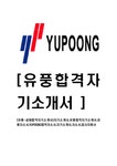 유풍-공채합격자기소개서 자기소개서 유풍합격자기소개서 유풍자소서 YUPOONG합격자소서 자기소개서 자소서 입사지원서 - 자기소개서 유풍... 