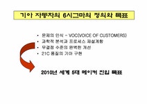 기아자동차의 6시그마 - 경제경영 기아자동차의 6시그마 대학레포트 경제경영