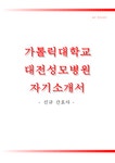 대전성모병원자기소개서+면접기출문제 대전성모병원(간호사)자소서 가톨릭대학교대전성모병원합격자기소개서... 
