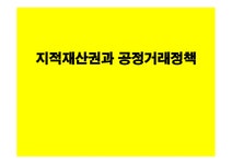 지적재산권과 공정거래정책 - 법학 지적재산권과 공정거래정책 대학레포트 법학