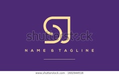 Alphabet Letter Icon Logo Sj Js 스톡 벡터(로열티 프리) 1602944518