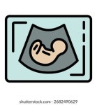 Maternity pregnancy sonogram baby ultrasound Flat Color Icon Vector 14804358 Vector Art at Vecteezy Download Maternity pregnancy... 