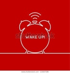 Background Alarm Clock Stock Vector (Royalty Free) 215637286