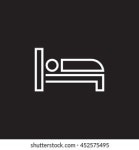 Border Horizontal icon in Hand Drawn Style