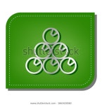 당구장생태학적 녹색 잎에 어두운 녹색 그림자가 스톡 벡터(로열티 프리) 1663430560