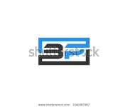 Bp Initial Box Letter Logo Template 스톡 벡터(로열티 프리) 1040367907