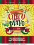 Cinco De Mayo 포스터 디자인바, 레스토랑, 스톡 벡터(로열티 프리) 583466101