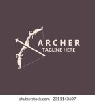 Crossbow logo image archery arrow vector, elegant modern simple icon design template 24675738 Vector Art at Vecteezy Download... 