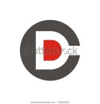 DC 또는 CD 초기 문자 로고 스톡 벡터(로열티 프리) 730313221