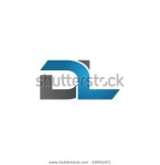 디엘씨DL.Company | Dl Company Linked Letter Logo Blue 스톡 벡터(로열티 프리) 330452471