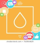   Drop Icon 스톡 벡터(사용료 없음) 702603811 - Shutterstock Drop icon