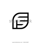 호반에프에스(F.S) | FS 문자 로고 설계F 문자 아이콘 스톡 벡터(로열티 프리) 1655119657