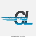 Gl Initial Logo Company Name Colored 스톡 벡터(로열티 프리) 1067704538