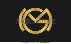 Gm Mg Letter Logo Design Creative 스톡 벡터(로열티 프리) 1678318507