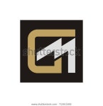 Gm Mg Letter Logo Design Template 스톡 벡터(로열티 프리) 713511655