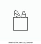 paper grocery bag 2453245 Vector Art at Vecteezy Download paper grocery bag for free
