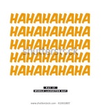 Ha Ha Vector Design Template 스톡 벡터(로열티 프리) 415933807