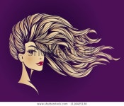 Hair Salon Makeup Studio Vector Illustrationbeautiful 스톡 벡터(로열티 프리) 1118425130
