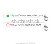 HTTPS 프로토콜http httpsHttps 프로토콜이 있는 브라우저 스톡 벡터(로열티 프리) 793726483