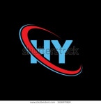 HY 문자 로고 설계HY 아이콘 디자인H 스톡 벡터(로열티 프리) 1656970804