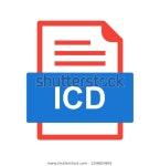 Icd File Document Icon 스톡 벡터(로열티 프리) 1356824801