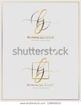 Initial F J Fj Handwriting Logo 스톡 벡터(로열티 프리) 1269430033