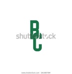 초기 문자 bc 또는 cb 로고 스톡 벡터(로열티 프리) 1653867094