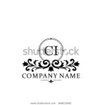 Initial Letter Ci Simple Elegant Monogram 스톡 벡터(로열티 프리) 1668125602