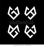 G, S, SA, eM, Me, MG, 스톡 벡터(로열티 프리) 1681442245